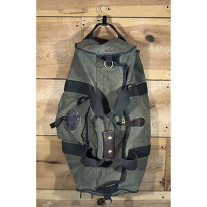 Vintage Frost River Explorer Waxed Canvas Duffle Bag Made USA NO SHOULDER STRAP